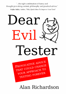 Dear Evil Tester Cover